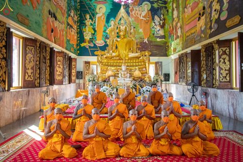 ภาพ No.65914:พิธีอุปสมบทวัดแค อ.พระสมุทรเจดีย์ จ.สมุทรปราการ รับบุญจัดงานโดยสำนักพัฒนาเยาวชนโลก ในโครงการอุปสมบทบูชาธรรม มหาปูชนียาจารย์ประจำปี 2565 เมื่อวันที่ 7 ธันวาคม พ.ศ. 2565