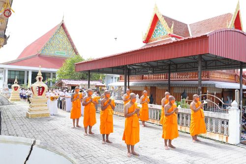 ภาพ No.66815:พิธีอุปสมบท วัดแจ่มราษฎร์ศรัทธาธรรม(วัดสีล้ง) จ.สมุทรปราการ  รับบุญจัดงานโดย สำนักกัลยาณมิตร ภาคนครหลวง 6 เมื่อวันที่ 7 ธันวาคม พ.ศ. 2565