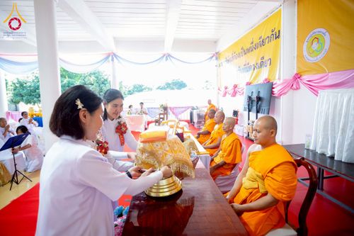 ภาพ No.274668:วันอาทิตย์ที่ 23 พฤศจิกายน พ.ศ. 2568 พิธีทอดผ้าป่าสามัคคี เพื่อระดมทุนสร้างกุฏิที่พักสามเณร ณ ศูนย์ปฏิบัติธรรมสวนผึ้ง จ.ราชบุรี