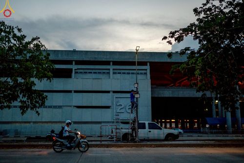 ภาพ No.218818:วันศุกร์ที่ 18 เมษายน พ.ศ. 2568 การเตรียมงานในลานธรรม , พระมหาธรรมกายเจดีย์ เพื่องานวันคุ้มครองโลก 22 เมษายน พ.ศ. 2568