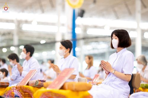 ภาพ No.80561:พิธีถวายทุนสนับสนุนการสร้าง พระไตรปิฎกฉบับธรรมชัย วันเสาร์ที่ 29 เมษายน พ.ศ. 2566 ณ สภาธรรมกายสากล วัดพระธรรมกาย