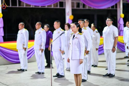 ภาพ No.139001:กิจกรรมเฉลิมพระเกียรติ สมเด็จพระนางเจ้าฯ พระบรมราชินี เนื่องในโอกาสวันเฉลิมพระชนมพรรษา พิธีเจริญพระพุทธมนต์ , ทำบุญตักบาตรพระสงฆ์ ถวายพระราชกุศล , พิธีถวายเครื่องราชสักการะ , และพิธีจุดเทียนถวายพระพรชัยมงคล วันที่ 3 มิถุนายน พ.ศ. 2567 ณ อาคารโถงช้าง วัดพ