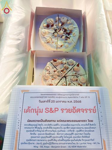 ภาพ No.201473:พิธีถวายภัตตาหารเป็นสังฆทาน แด่พระธรรมยาตรา ณ อนุสรณ์สถานบางปลา วัดบางปลา อำเภอบางเลน จังหวัดนครปฐม ในโครงการธรรมยาตรา กตัญญูบูชา มหาปูชนียาจารย์ พระมงคลเทพมุนี(สด จนฺทสโร) พระผู้ปราบมาร อนุสรณ์สถาน 7 แห่ง ปีที่ 13 วันที่ 25 มกราคม พ.ศ. 2568
