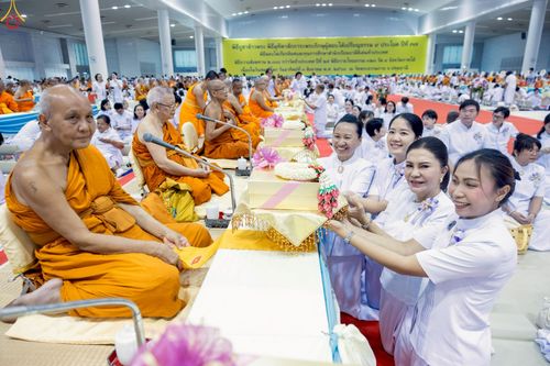 ภาพ No.236387:วันที่ 3 สิงหาคม พ.ศ. 2568 พิธีถวายมหาสังฆทานคณะสงฆ์ 2,000 กว่าวัดทั่วประเทศ ปีที่ 25 , พิธีถวายไทยธรรมคณะสงฆ์ 323 วัด 4 จังหวัดชายแดนภาคใต้ ณ วัดพระธรรมกาย