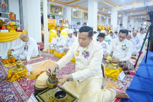 ภาพ No.261512:วันที่ 26 ตุลาคม พ.ศ. 2568 พิธีทอดกฐินสามัคคีไทย-เมียนมา บูชาธรรมอายุวัฒนมงคล 81 ปี หลวงพ่อธมฺมชโย ณ วัดมินจาวน์ ประเทศสาธารณรัฐแห่งสหภาพเมียนมา 