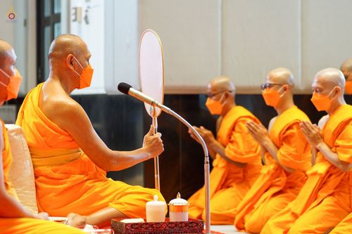 ภาพ No.47733:ประมวลภาพพิธีอุปสมบท โครงการบรรพชาอุปสมบทหมู่ รุ่นเข้าพรรษา 2565