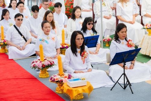 ภาพ No.286199:วันที่ 13 กรกฎาคม พ.ศ. 2568  พิธีทอดผ้าป่าฉลอง 13 ปี  วัดพระธรรมกายสวิตเซอร์แลนด์