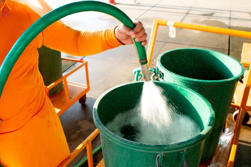 ภาพ No.320407:วันที่ 9 เมษายน พ.ศ.2569 การเตรียมงาน มัดถุงน้ำ ถ่วงขาโต๊ะไทยธรรม เพื่องานถวายมหาสังฆทาน 40,000 กว่าวัดทั่วประเทศ วันคุ้มครองโลก 22 เมษายน พ.ศ.2569 วัดพระธรรมกาย