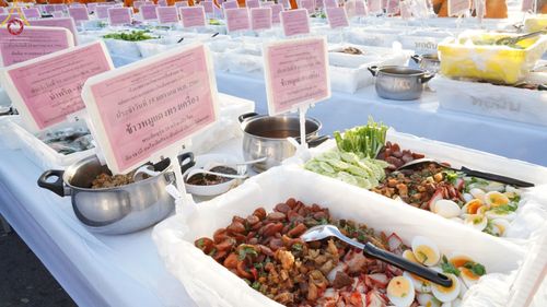 ภาพ No.71372:พิธีถวายภัตตาหารเป็นสังฆทาน แด่คณะพระธรรมยาตราฯ ในโครงการธรรมยาตรากตัญญูบูชา มหาปูชนียาจารย์ พระมงคลเทพมุนี(สด จนฺทสโร) พระผู้ปราบมาร อนุสรณ์สถาน 7 แห่ง ปีที่ 11 วันที่ 15 มกราคม พ.ศ. 2566