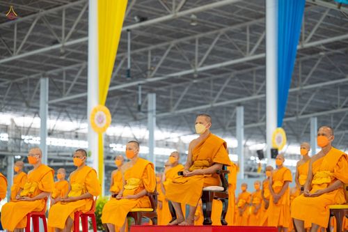 ภาพ No.44395:ประมวลภาพพิธีบรรพชา และพิธีถวายบาตร โครงการบวชภาคฤดูร้อน พ.ศ. 2565