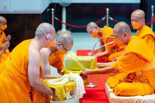 ภาพ No.47734:ประมวลภาพพิธีอุปสมบท โครงการบรรพชาอุปสมบทหมู่ รุ่นเข้าพรรษา 2565