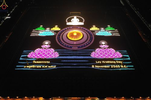 ภาพ No.55420:ประมวลภาพพิธีลอยกระทงธรรม ณ วัดพระธรรมกาย (วันที่ 8 พฤศจิกายน พ.ศ. 2565)