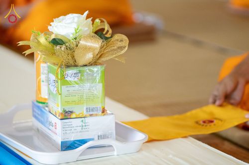 ภาพ No.49962:ประมวลภาพพิธีถวายคิลานเภสัช และอุปกรณ์ทางการแพทย์แด่คณะสงฆ์ วันเสาร์ที่ 20 สิงหาคม พ.ศ. 2565