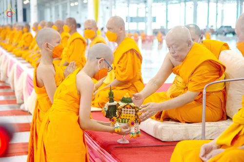 ภาพ No.79908:พิธีขอบรรพชา , พิธีคล้องอังสะ พิธีขอสรณคมน์และศีล , พิธีขอนิสสัย ในโครงการบรรพชาสามเณรฟื้นฟูพระพุทธศาสนาทั่วไทย วันเสาร์ที่ 8 เมษายน พ.ศ.2566