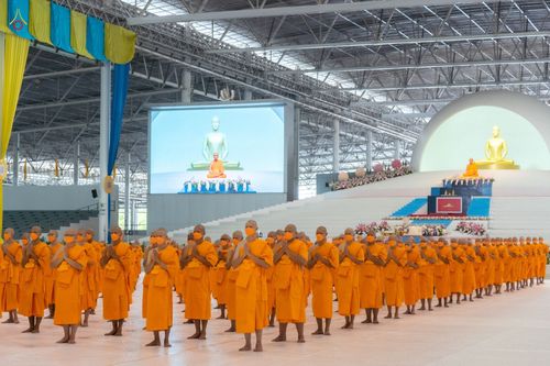 ภาพ No.44398:ประมวลภาพพิธีบรรพชา และพิธีถวายบาตร โครงการบวชภาคฤดูร้อน พ.ศ. 2565