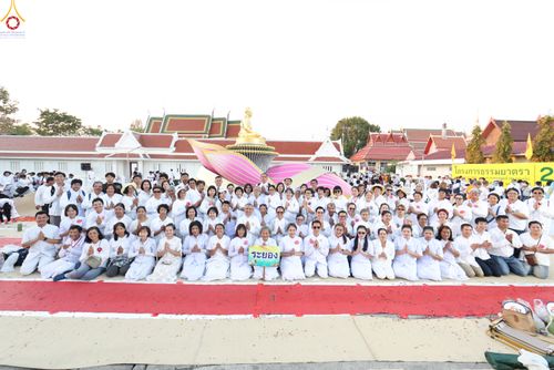 ภาพ No.295409:วันที่ 16 มกราคม พ.ศ. 2569 พิธีต้อนรับพระธรรมยาตรา อนุสรณ์สถานลำดับที่ 4 (ภาพชุดที่ 2) สถานที่เกิดด้วยกายธรรม ณ วัดโบสถ์บน ต.บางคูเวียง จ.นนทบุรี ในโครงการธรรมยาตรา กตัญญูบูชา มหาปูชนียาจารย์ พระมงคลเทพมุนี(สด จนฺทสโร) พระผู้ปราบมาร อนุสรณ์สถาน 7 แห่ง ปี