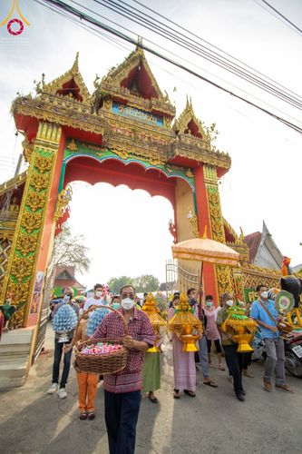 ภาพ No.64275:พิธีทอดกฐินสามัคคีทั่วไทย 5,000 วัด โดยคณะศิษยานุศิษย์วัดพระธรรมกาย น้อมบูชาธรรม 78 ปี หลวงพ่อธัมมชโย  วันอังคารที่ 8 พฤศจิกายน พ.ศ. 2565  ณ วัดโปรยฝน อ.หนองเสือ จ.ปทุมธานี