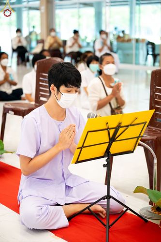 ภาพ No.65547:พิธีปลงผม และพิธีขอขมามอบผ้าไตร นาคธรรมทายาท ในโครงการอุปสมบทบูชาธรรม มหาปูชนียาจารย์ประจำปี 2565 ณ ศูนย์ปฏิบัติธรรมภาคใต้ บางกล่ำ จ.สงขลา วันที่ 19 พฤศจิกายน พ.ศ. 2565