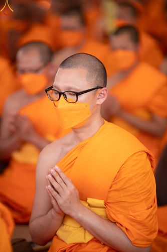 ภาพ No.72402:พิธีต้อนรับพระธรรมยาตรา ในโครงการธรรมยาตรากตัญญูบูชา มหาปูชนียาจารย์ พระมงคลเทพมุนี(สด จนฺทสโร) พระผู้ปราบมาร อนุสรณ์สถาน 7 แห่ง ปีที่ 11 วันที่ 18 มกราคม พ.ศ. 2566 ณ อนุสรณ์สถานลำดับที่ 4 สถานที่เกิดด้วยกายธรรม วัดโบสถ์ (บน) บางคูเวียง อ.บางกรวย จ.นนทบุ