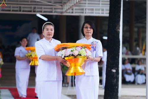 ภาพ No.331343:วันที่ 31 พฤษภาคม พ.ศ.2569 พิธีทอดผ้าป่าและตอกเสาเข็มมงคลต้นแรก องค์พระเจดีย์เพื่อสร้างสันติภาพโลก  ณ ธุดงคสถานพัฒนานิคม จังหวัดลพบุรี