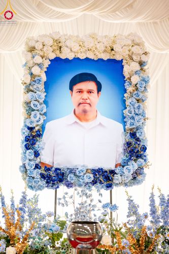 ภาพ No.90614:พิธีบำเพ็ญกุศลสวดพระอภิธรรม อุบาสกถาวร พรหมถาวร (อุบาสกผู้ปั้นพระ) วันอาทิตย์ที่ 15 ตุลาคม พ.ศ. 2566 ณ ห้องแก้วสารพัดนึก 1 สภาธรรมกายสากล วัดพระธรรมกาย จ.ปทุมธานี