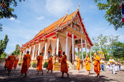 ภาพ No.67383:พิธีอุปสมบทวัดอินทโชติสังฆโพธาราม อ.พนมสารคาม จ.ฉะเชิงเทรา รับบุญจัดงานโดย สำนักงานวัดฯ เมื่อวันที่ 7 ธันวาคม พ.ศ. 2565