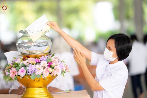 ภาพ No.64868:พิธีบุพเปตพลี ครั้งที่ 129 เพื่ออุทิศบุญกุศลแด่บรรพบุรุษผู้ล่วงลับ วันที่ 23 พฤศจิกายน พ.ศ. 2565 ณ วัดพระธรรมกาย