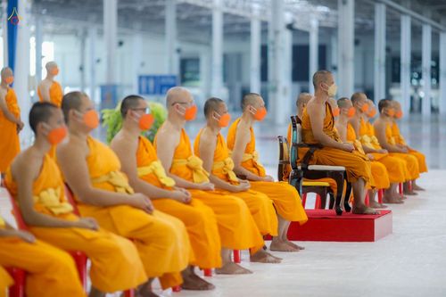 ภาพ No.44400:ประมวลภาพพิธีบรรพชา และพิธีถวายบาตร โครงการบวชภาคฤดูร้อน พ.ศ. 2565