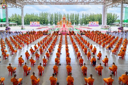 ภาพ No.48964:ประมวลภาพพิธีพระราชทานเพลิงศพ พระสุธรรมญาณวิเทศ (สุธรรม สุธมฺโม)