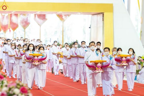 ภาพ No.46921:ประมวลภาพพิธีทอดผ้าป่าธรรมชัย ณ วัดพระธรรมกาย (5 มิถุนายน พ.ศ. 2565)