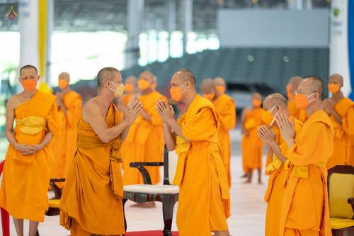 ภาพ No.44402:ประมวลภาพพิธีบรรพชา และพิธีถวายบาตร โครงการบวชภาคฤดูร้อน พ.ศ. 2565