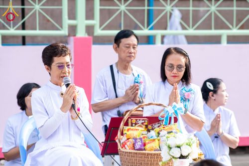 ภาพ No.342548:วันที่ 5 สิงหาคม พ.ศ. 2569  กิจกรรมตักบาตรโครงการรักความดี เพื่อเผยแผ่งานพระพุทธศาสนา  ศูนย์คมนาคม วัดพระธรรมกาย ณ โรงเรียนสังข์อ่ำ อ.คลองหลวง จ.ปทุมธานี