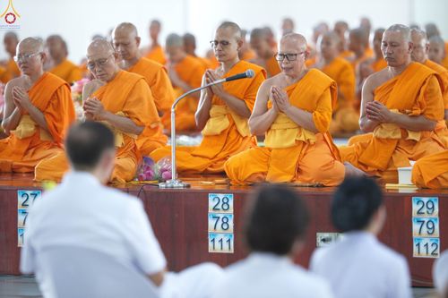 ภาพ No.348305:วันที่ 10 กันยายน พ.ศ.2569 พิธีสวดพระพุทธมนต์ และถวายภัตตาหารเป็นสังฆทาน เนื่องในวันครบ 26 ปี วันคล้ายละสังขาร คุณยายอาจารย์มหารัตนอุบาสิกาจันทร์ ขนนกยูง ณ หอฉันคุณยายอาจารย์ฯ วัดพระธรรมกาย