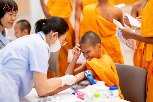 ภาพ No.342618:วันที่ 8 สิงหาคม พ.ศ. 2569  ตรวจสุขภาพประจำปีสามเณร ณ วัดพระธรรมกาย ปทุมธานี