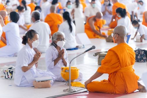 ภาพ No.44412:ประมวลภาพพิธีบรรพชา และพิธีถวายบาตร โครงการบวชภาคฤดูร้อน พ.ศ. 2565