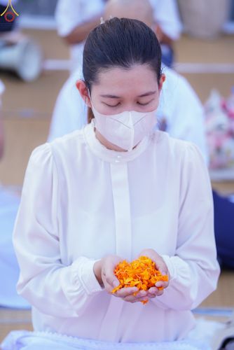 ภาพ No.70905:พิธีต้อนรับพระธรรมยาตรา ในโครงการธรรมยาตรากตัญญูบูชา มหาปูชนียาจารย์ พระมงคลเทพมุนี(สด จนฺทสโร) พระผู้ปราบมาร อนุสรณ์สถาน 7 แห่ง ปีที่ 11 วันที่ 14 มกราคม พ.ศ. 2566 ณ อนุสรณ์สถานลำดับที่ 3 สถานที่เกิดในเพศสมณะ วัดสองพี่น้อง อ.สองพี่น้อง จ.สุพรรณบุรี