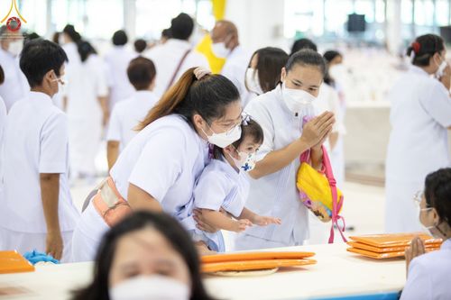 ภาพ No.46929:ประมวลภาพพิธีทอดผ้าป่าธรรมชัย ณ วัดพระธรรมกาย (5 มิถุนายน พ.ศ. 2565)