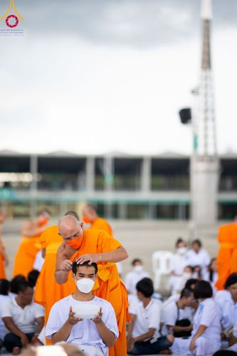 ภาพ No.99946:พิธีปลงผมธรรมทายาท โครงการอุปสมบทบูชาธรรมมหาปูชนียาจารย์ พ.ศ. 2566 ณ ลานธรรม มหาวิหารคด 8-9 ศูนย์อบรมวัดพระธรรมกาย วันอาทิตย์ที่ 3 ธันวาคม พ.ศ. 2566