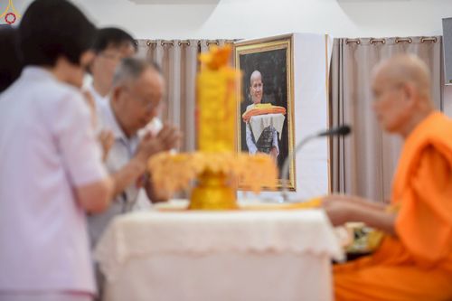 ภาพ No.241315:วันอาทิตย์ที่ 24 สิงหาคม พ.ศ.2568 พิธีปฐมผ้าป่าสถาปนาองค์พระเจดีย์เพื่อสร้างสันติภาพโลก พิธีไถ่ชีวิตโค สร้างมหากุศลด้วยการให้ชีวิตสัตว์เป็นทาน ณ ศูนย์ปฏิบัติธรรมสระบุรี อ.พระพุทธบาท จ.สระบุรี