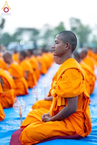 ภาพ No.132357:พิธีจุดโคมประทีปถวายเป็นพุทธบูชา ในโครงการบรรพชา 1,250 รูป ณ แดนประสูติ สวนลุมพินี ประเทศเนปาล วันที่ 17 มีนาคม พ.ศ. 2567