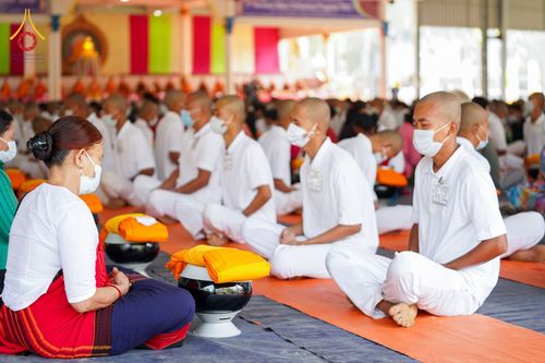 ภาพ No.75941:พิธีบรรพชาสามเณร ณ วัดปันชารี สันติปูร์ อรัญกฏิ เมืองคาร์กาชารี ประเทศบังกลาเทศ วันที่ 10 กุมภาพันธ์ พ.ศ. 2566