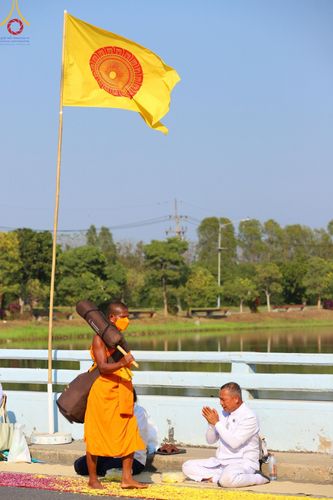 ภาพ No.116635:พิธีต้อนรับพระธรรมยาตรา ปีที่ 12 ณ อนุสรณ์สถานบางปลา จ.นครปฐม วันที่ 21 มกราคม พ.ศ. 2567