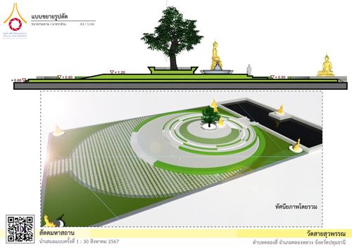 ภาพ No.152620:พิธีเททองหล่อพระพุทธรูปประจำสัตตมหาสถาน ธรรมอุทยานอุโบสถวัดสายสุวพรรณ - กิจกรรมปลูกต้นไม้เฉลิมพระเกียรติ พระบาทสมเด็จพระเจ้าอยู่หัว วันที่ 26 กรกฎาคม พ.ศ. 2567