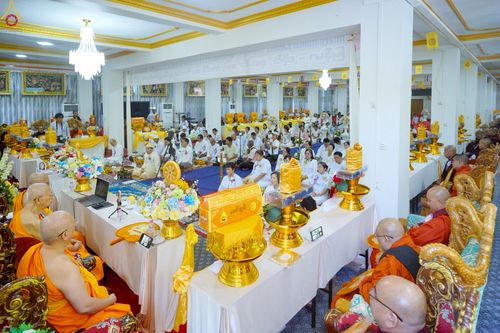 ภาพ No.261485:วันที่ 26 ตุลาคม พ.ศ. 2568 พิธีทอดกฐินสามัคคีไทย-เมียนมา บูชาธรรมอายุวัฒนมงคล 81 ปี หลวงพ่อธมฺมชโย ณ วัดมินจาวน์ ประเทศสาธารณรัฐแห่งสหภาพเมียนมา 