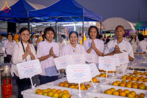 ภาพ No.118056:พิธีถวายภัตตาหารเป็นสังฆทาน แด่คณะพระธรรมยาตรา ปีที่ 12 วันที่ 24 มกราคม พ.ศ. 2567 ณ อนุสรณ์สถานบางนางแท่น จ.นครปฐม