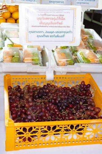 ภาพ No.190042:พิธีถวายภัตตาหารเป็นสังฆทาน แด่พระธรรมยาตรา ณ อนุสรณ์สถานมหาวิหารพระมงคลเทพมุนี (โลตัสแลนด์) อ.สองพี่น้อง จ.สุพรรณบุรี ในโครงการธรรมยาตรา กตัญญูบูชา มหาปูชนียาจารย์ พระมงคลเทพมุนี(สด จนฺทสโร) พระผู้ปราบมาร อนุสรณ์สถาน 7 แห่ง ปีที่ 13 วันที่ 6 มกราคม 2568