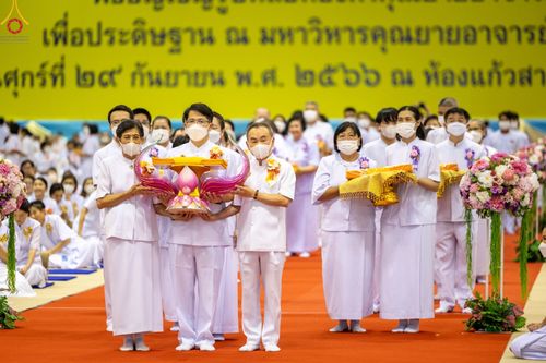 ภาพ No.88963:พิธีทอดผ้าป่าสมทบกฐินครั้งที่ 2 วันศุกร์ที่ 29 กันยายน พ.ศ. 2566 วันเพ็ญขึ้น 15 ค่ำ เดือน 10 ณ ห้องแก้วสารพัดนึก 1 วัดพระธรรมกาย