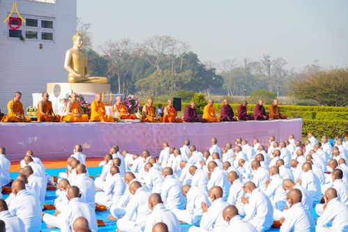 ภาพ No.130479:พิธีบรรพชาธรรมทายาท ในโครงการบรรพชา 1,250 รูป ณ แดนประสูติ สวนลุมพินี ประเทศเนปาล วันที่ 9 มีนาคม พ.ศ. 2567
