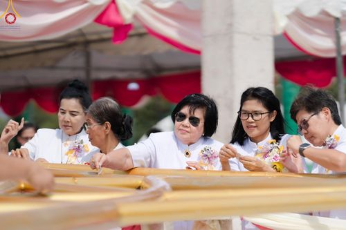 ภาพ No.124004:พิธีทอดผ้าป่า ปิดแผ่นทองค้ำฟ้า ครบรอบ 1 ปี สถาปนาอาคาร 80 ปี หลวงพ่อธัมมชโย ณ ศูนย์ปฏิบัติธรรมวิหารแดง ตำบลเจริญธรรม อำเภอวิหารแดง จ.สระบุรี วันที่ 18 กุมภาพันธ์ พ.ศ. 2567