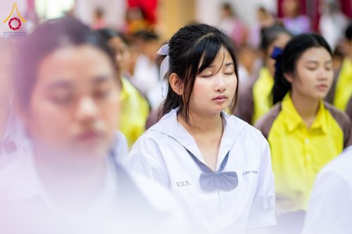 ภาพ No.184375:กิจกรรมวันรวมพลังเด็กดี V-Star ผู้นำฟื้นฟูศีลธรรมโลก ในวันที่ 11 ธันวาคม พ.ศ. 2567 ณ วิทยาลัยเทคโนโลยีบริหารธุรกิจ จังหวัดชัยภูมิ